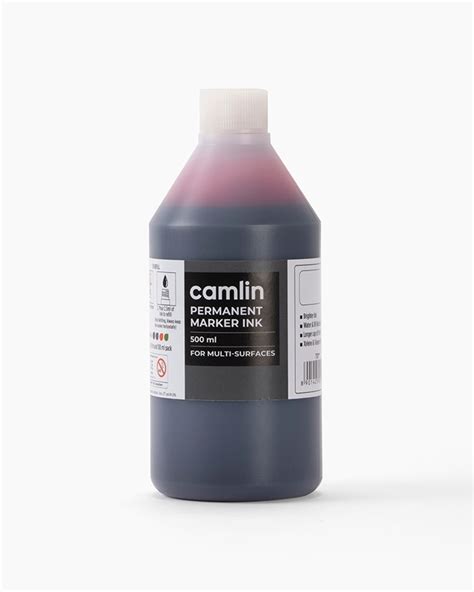 Buy Camlin Permanent Marker Ink Individual Bottle Of Ml In Red