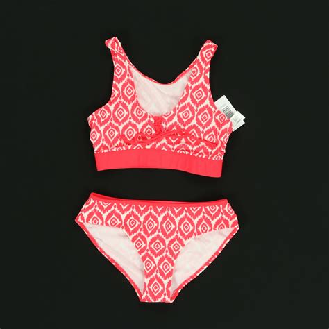 Bonprix Collection rózsaszín fehér bikini Női ruházat Fürdőruhák Bikini