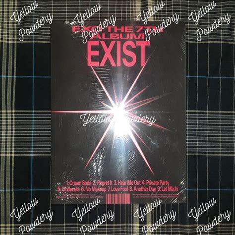 Jual Ready Exo Exist Album E X O St Press Poster Sealed Tanpa Pob