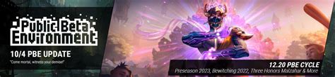 Jumaralo Hex On Twitter Rt Moobeat Pbe Update Preseason