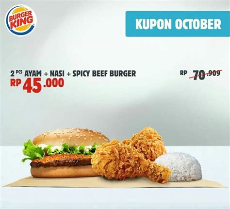 Kupon Promo Burger King Oktober November Le Petit Cochon Dingue