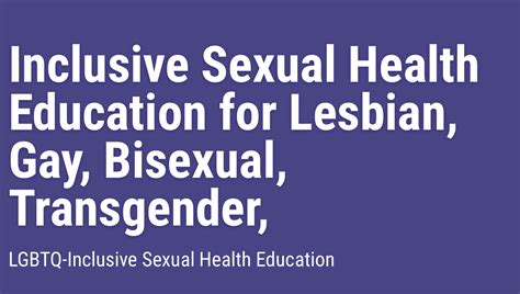 Essential Tips You Need To Teach LGBTQ Inclusive Sex Ed Healthy Teen Network