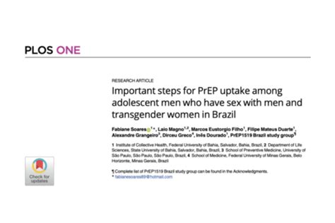 Important Steps For PrEP Uptake Among Adolescent Men Who Have Sex With