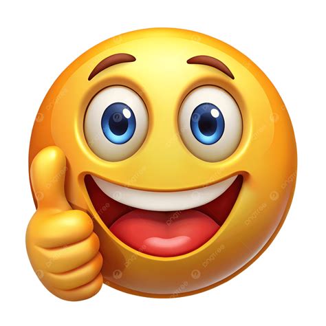 Thumbs Up Emoji, Emoji, Thumbs Up, Approval PNG Transparent Image and