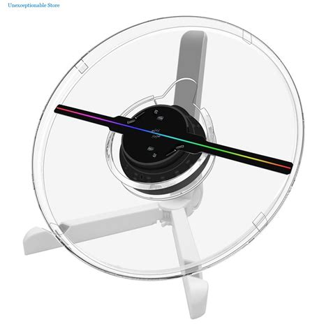 25cm 3D Hologram Projector Fan Desktop Advertising Machine Naked Eye Wifi Led Logo Holographic