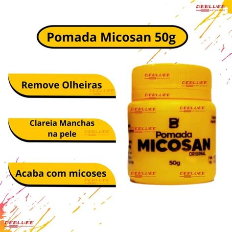 Pomada Micosan Original Para Micoses E Clareador De Manchas Mercadolivre