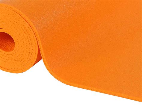 Tapis Studio Mat Enfant 150cm X 60cm X 3mm Orange Safran Tapis De