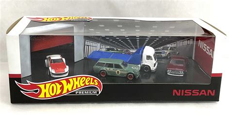 Lot Mattel Hot Wheels Cars Premium Nissan Set