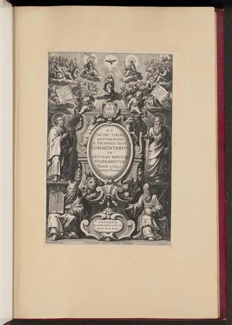 Cornelis Galle I After Sir Peter Paul Rubens Title Page For R P