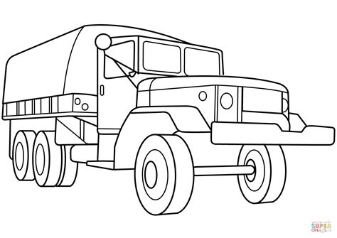 Gmc Army Truck Coloring Pages Coloring Pages