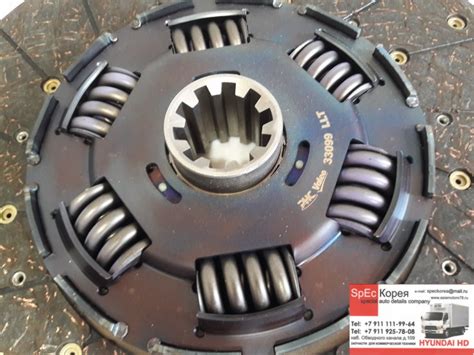 Диск сцепления Daewoo Ultra Novus (10 шлицов) двигатель DHI Doosan DL06 ...