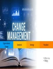 Comprehensive Guide to Organizational Change Management | Course Hero