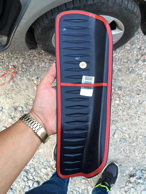 Отзыв от Дмитрия. Накладки на внутренние части задних арок со скотчем ...