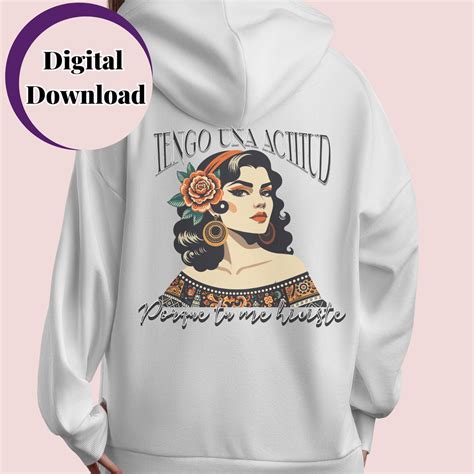 Mexican Sublimation SVG PNG Latina Svg Spanish Quotes Mexicana T Shirt Mugs Bags Product Design