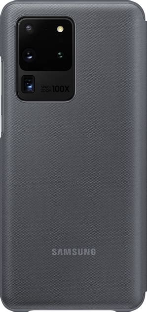 Чехол книжка Samsung Led View Cover для Samsung Galaxy S20 Ultra G988 Gray Ef Ng988pjegru