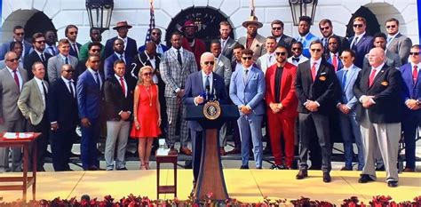 Kansas City Chiefs Visit White House For First Time To Celebrate Super