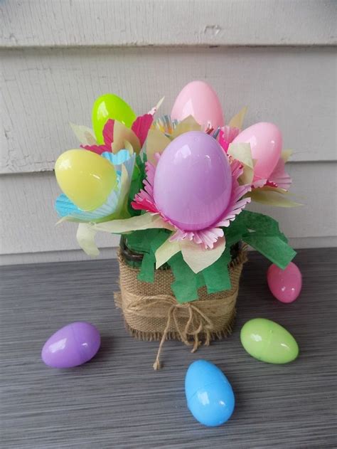 Easter Egg Flower Bouquet Tutorial Bouquet Tutorial Eggs Flowers Easter Basket Diy