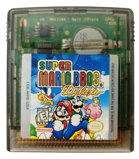 Jogo Super Mario Bros Deluxe Original - Jogo Super Mario Bros. Deluxe Original - GBC - Sebo dos Games - Games ...