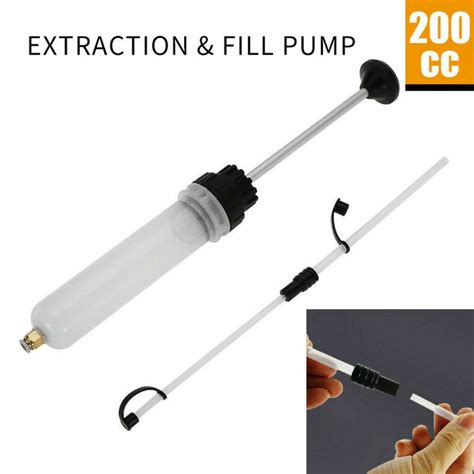 cc fluid extractor filling syringe pump manual suction vacuum fuel