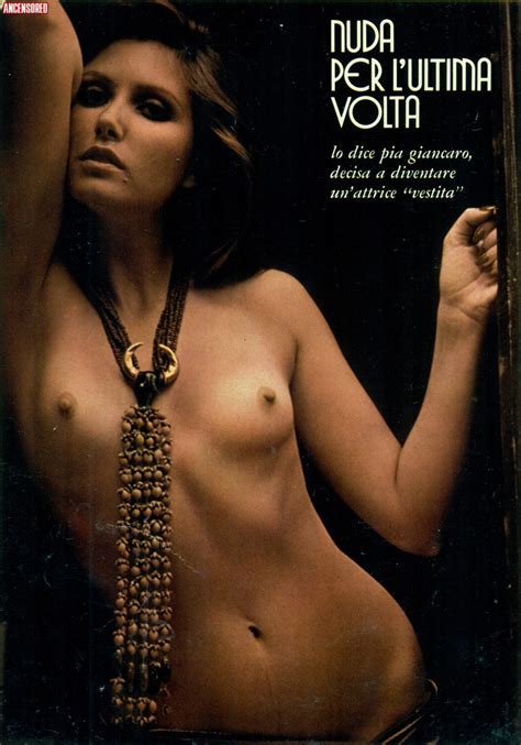 Naked Пиа Giancaro Added 07 19 2016 by DragonRex