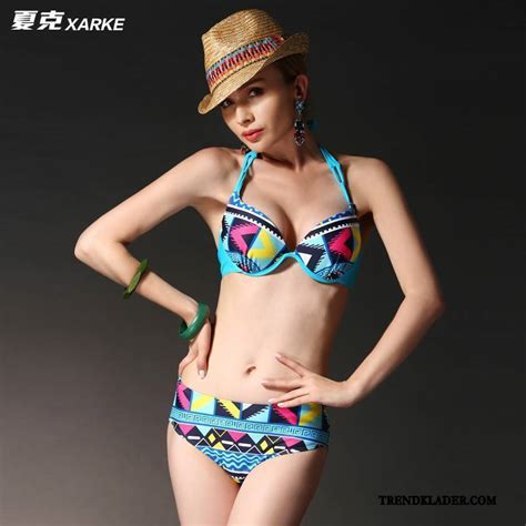 Bikini Dam Baddräkt Sexig Nya Produkter Liten Sommar Varma Källor Himmelsblå På Nätet