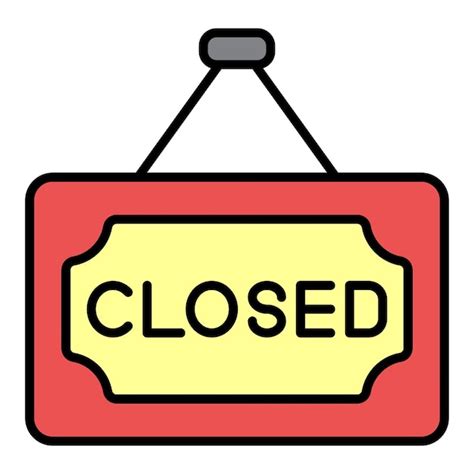Closed Sign Clipart Vectors And Illustrations For Free Download Freepik