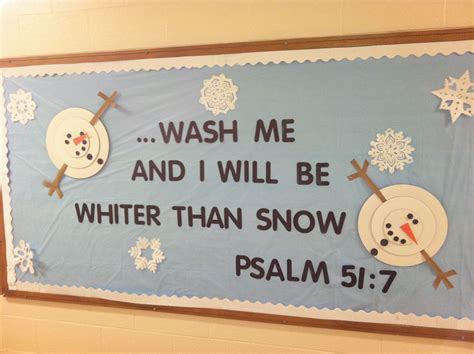 Winter Bulletin Board Ideas For Church