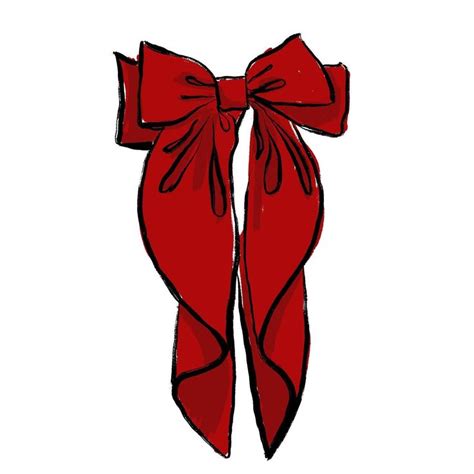 holiday bow cards  christmas bow draw bow tie sketch