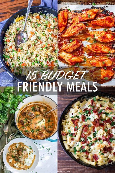 15 Budget Friendly Meals Artofit