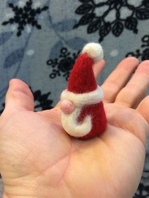 Needle Felted Friend Needle Felted Christmas Needle Felting Diy