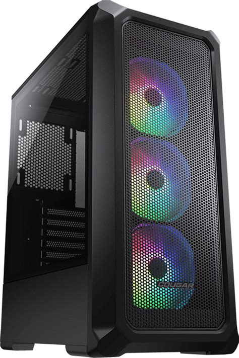 Cougar Archon Mesh Rgb Tempered Glass Mid Tower Atx Case Black Hot