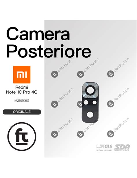 XIAOMI VETRO FOTOCAMERA POSTERIORE REDMI NOTE 10 PRO 4G M2101K6G ...