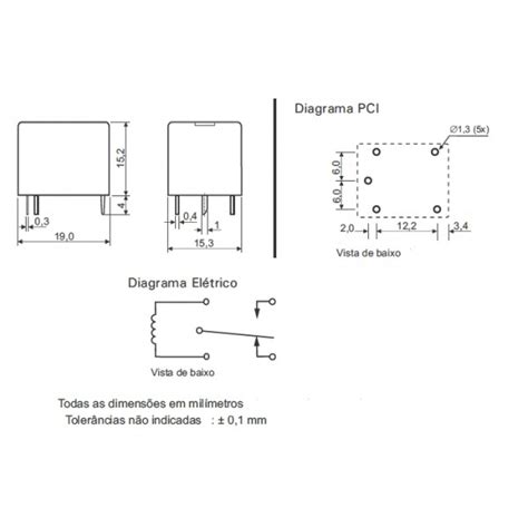 Casa Dos Reles Eletro Eletr Nica Ltda Rele Ax Rc Pinos Rev A Vcc