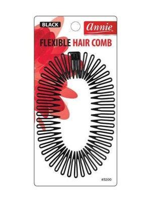 annie black flexible hair comb  dzn