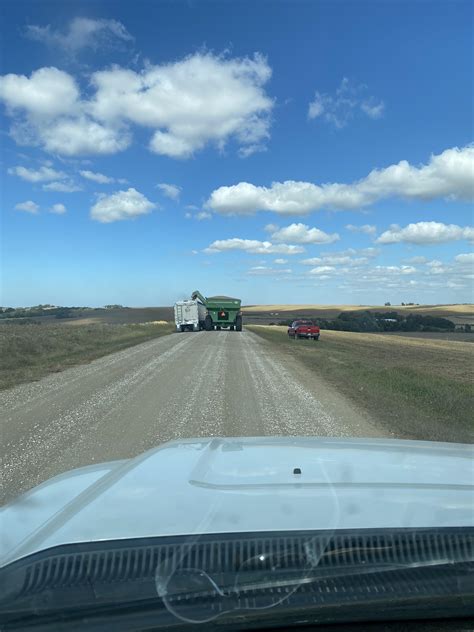 Harvest in the Midwest - what’s proper etiquette: wait until he’s done