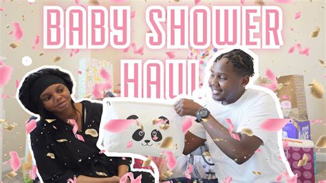 Official Baby Shower Haul First Time Parents Babyshower Couple