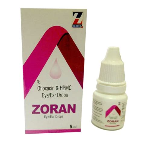 Zoran Eyeear Drops Zerdia Healthacare Pvt Ltd