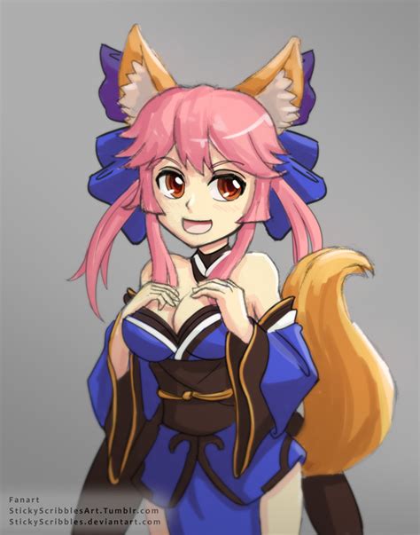 Tamamo No Mae By Stickyscribbles Hentai Foundry