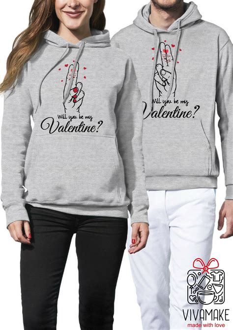 His And Hers Hoodies Couple Hoodies Matching Hoodies Pärchen