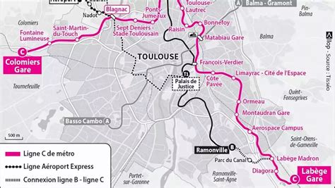 Métro De Toulouse Voici Les Noms Des Stations De La Future Ligne C