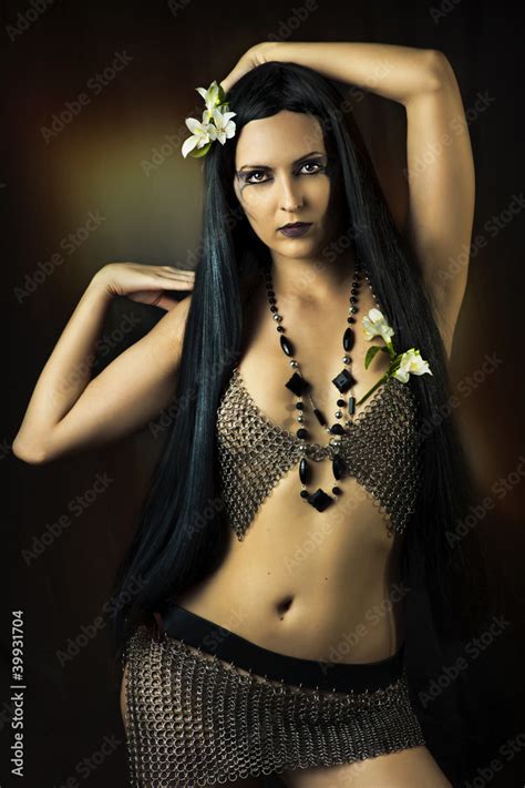 Sexy Brunette Woman Stock Photo Adobe Stock