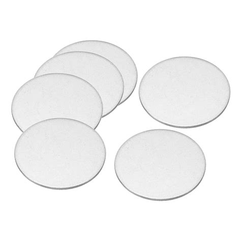 Uxcell Mm Steel Disc Pcs Round Metal Stamping Blanks Tags Circle