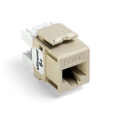 Leviton Quickport Extreme Cat Connector With T A B Wiring Ivory