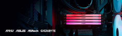 M Moire Pour Desktop Kingston Fury Renegade Ddr Rgb Noir Mhz Gb