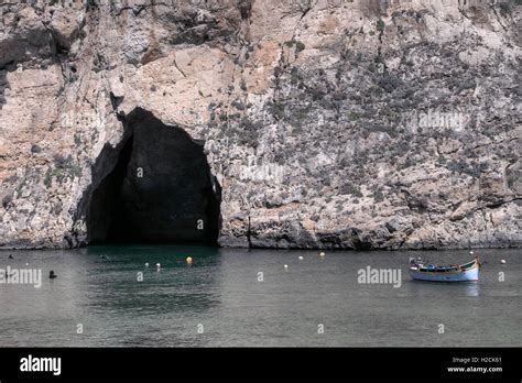 Inland Sea Dwejra Bay Gozo Malta Stock Photo Alamy