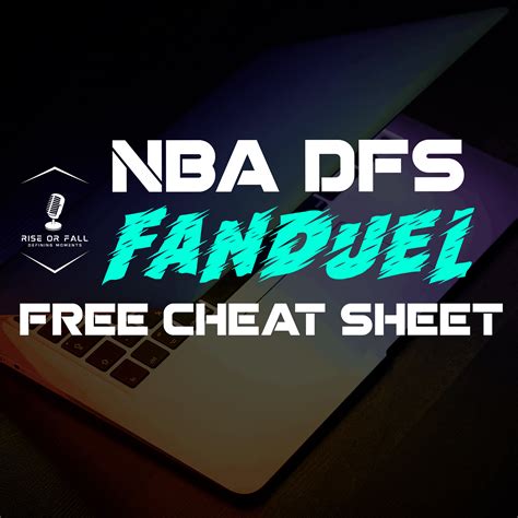 Nba Cheat Sheet Fanduel Printable Templates Free