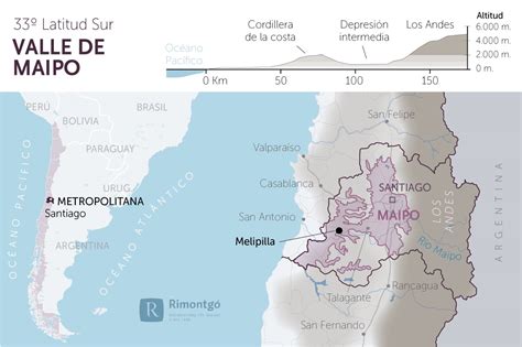 Maipo Valley Chile Wine Map