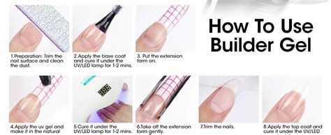 Amazon Gellen Builder Gel Kit Nail Extension Kit 4 Colors Nude Baby Pink Naked Purple