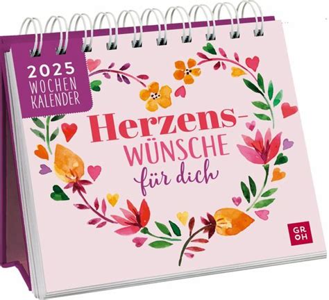 Mini Wochenkalender Herzensw Nsche F R Dich Von Groh