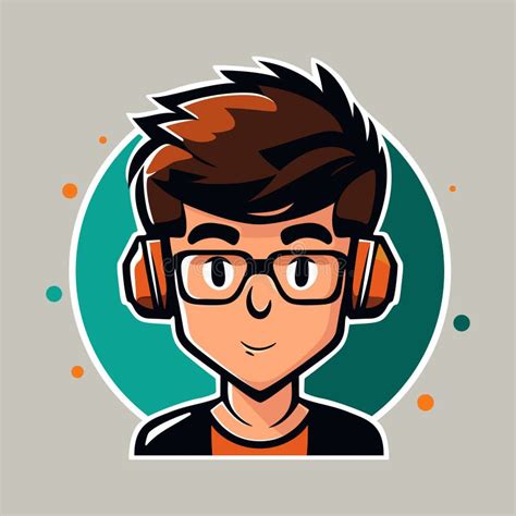 Student Avatar Illustration User Profile Icon Youth Avatar Stock